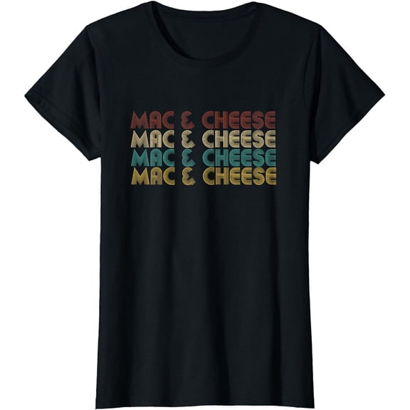 Mac & Cheese Retro Vintage Macaroni and Cheese T-Shirt