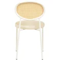 thumbnail image 6 of Euston Modern Upholstered Dining Chair with Round Wicker Back Style Set of 2, 6 of 12