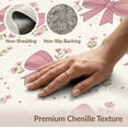thumbnail image 6 of ODIKA Pink Whimsical Asymmetrical Ribbon Sprinkled Dotted Coquette Pet Friendly & Kids Safe Play for Playroom, Bedroom, Reading Nook, 6 of 7