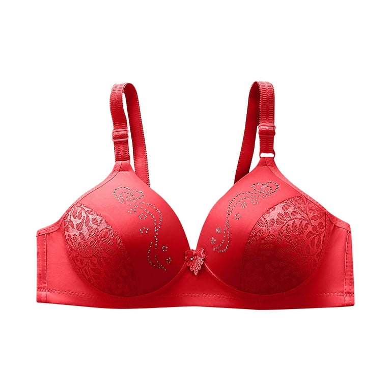  Yellcn Front Button Plus Size Bra Sexy Breathable Thin No Rim  Underwear Women Gather Adjustment Type (Color : KC012-2, Cup Size : 105C) :  Clothing, Shoes & Jewelry