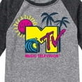 thumbnail image 3 of MTV - Wave Logo - Toddler And Youth Raglan Graphic T-Shirt, 3 of 4