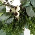 thumbnail image 2 of Pure Garden 20-inch Artificial Eucalyptus Wreath for Home Décor, 2 of 5