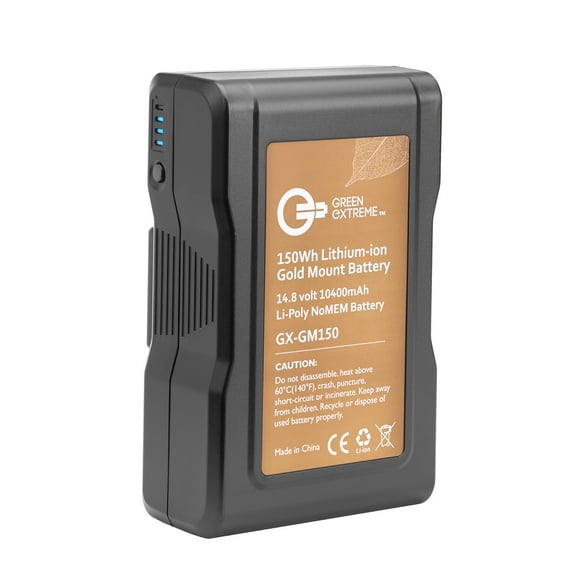 Green Extreme 150Wh Lithium-ion Gold Mount Battery