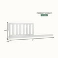 thumbnail image 5 of Evolur Convertible Crib Guardrail, Frost, 5 of 7