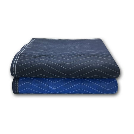 Uboxes Supreme Moving Blankets, 72 x 80 in, 6.67lbs each, 2 Pack