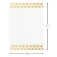 thumbnail image 2 of Hallmark Stationery, Gold Geometric Border, 80 Ct. with 40 Envelopes, 2 of 2