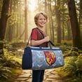 thumbnail image 4 of Harry Potter Gryffindor Kids Duffle Bag 16.5"  Travel & Sports Bag with Zipper Pocket, Mesh Sides & Strap, 4 of 9