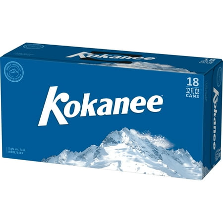 Kokanee Beer 18 pack, 12 fl oz Aluminum Cans, 5.0% ABV