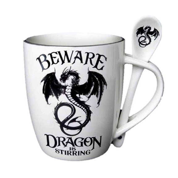 Dragon Is Stirring Mug and Spoon Set
