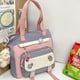 thumbnail image 3 of Bolso de mano pequeño con cremallera para mujeres y hombres para el trabajo, viajes, colegio, 3 of 6