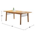 thumbnail image 1 of [ US IN STOCK] Gloucester Contemporary Patio Wood Dining Table, 1 of 1