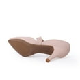 thumbnail image 3 of Pennysue Women's Nude Strappy Short Heels With Pointed Toes Size 11, 3 of 5