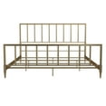 thumbnail image 3 of CosmoLiving by Cosmopolitan Blair Brass Metal Bed, King, 3 of 18