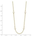 thumbnail image 2 of 14K Yellow Gold necklace Pearl Freshwater White 16 in 4 mm, 2 of 2