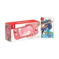 thumbnail image 1 of 2020 New Nintendo Switch Lite Coral Bundle with Pokemon Sword NS Game Disc - 2019 New Game!, 1 of 5