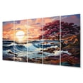 thumbnail image 2 of Designart "Coastalocean Coastal Euphony I" Landscapes Art Living Room Set, 2 of 5