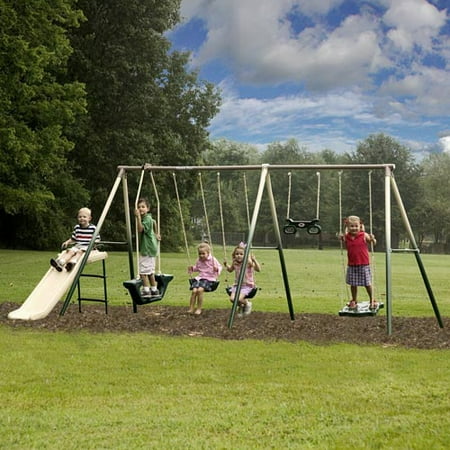 Flexible Flyer Swing Time Metal Swing Set