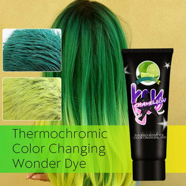 Thermo-Sensing Color Changing Wonder Hair Dye Cream,4 Different  Thermochromic Color -Changing Hair Dyes, Semi Permanent Paint for Hair  Styling Tools 