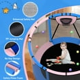thumbnail image 3 of CITYLE 600LBS Trampoline for Toddlers 5.5FT 66'' Indoor Mini Trampoline for Kids with Enclosure, Basketball Hoop, Swing, Adjustable Bar, Small Toddler Trampoline Gifts for Boys & Girls, 3 of 8
