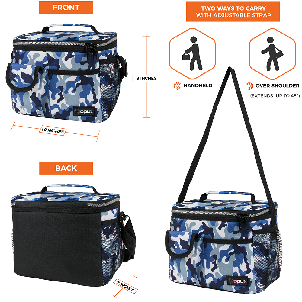 OPUX Lunch Bag Insulated Lunch Box for Women, Men, Kids - image 4 of 8