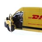 Kinsmart 1/48 Scale DHL Mercedes Benz Sprinter Van Toy with Pullback Action