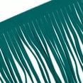 thumbnail image 3 of Uxcell 2 Yards 6 inch PU Leather Fringe Trim 2Pcs DIY Tassel Fringe for Sewing, Dark Green, 3 of 6
