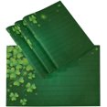 thumbnail image 3 of Wooden Shamrocks Placemats Set of 6, Washable Table Place Mats for Kitchen Dining Home Table Decoration 12 x 18 inches, 3 of 6