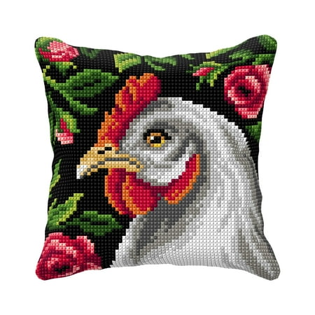 UPC: 5902067320600 | Cushion cross stitch kit Hen 99017