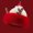 Beige, variant on Santa Hats Winter Christmas Red Hat Women's Antlers Knitted Hat With Velvet Warm Ear Protection Hat