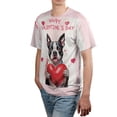 thumbnail image 4 of Happy Valentine's Day Boston Terrier Brings Love Heart All Over Print 3D Shirt Unisex Merch Gentleman Dog Lover Gifts - 02028, 4 of 6