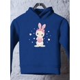 thumbnail image 3 of Adorable Bunny W Hearts Hoodie Toddler -Image by Shutterstock,  5 Toddler, 3 of 4