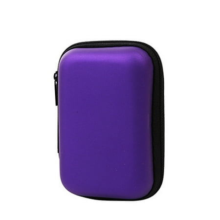 Earphone Pocket Headphone Earbuds Carry Bag Charging Data Cable Holder Square Carrying Case Pouch Storage