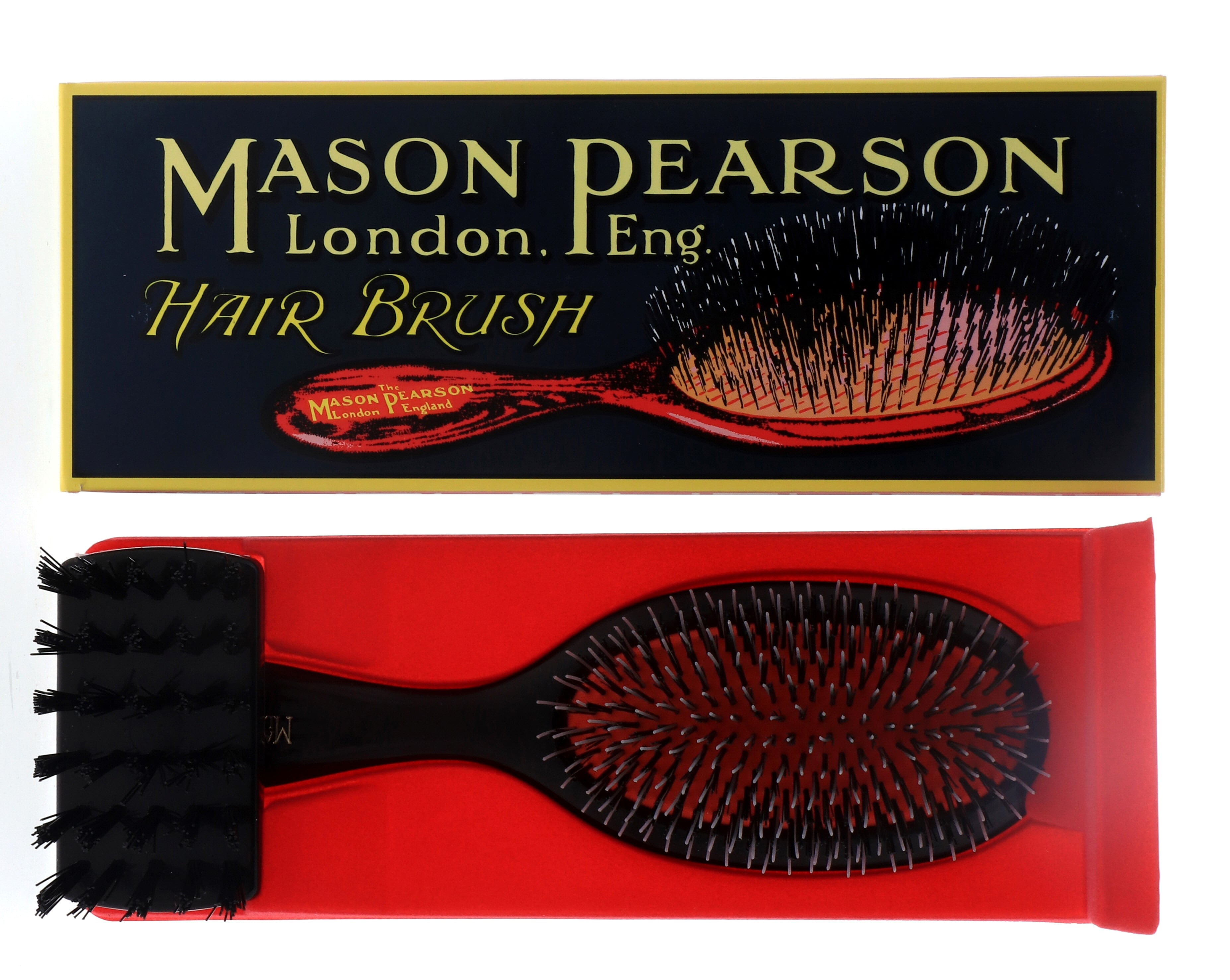 MASON PEARSON 
メイソンピアソン 
ハンディブリッスル ヘアブラシ Amazon.com: Mason Pearson Pocket Nylon Hair Brush, 0.2 lb