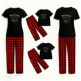 thumbnail image 3 of Family Christmas Pajamas Set Short Sleeve - Matching Holiday Santa Gingerbread Printed PJs, 3 of 7