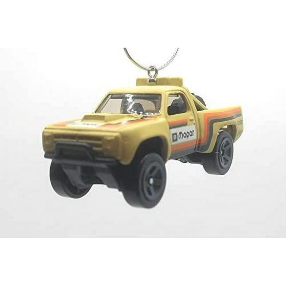 Christmas Ornament for 1987 Dodge D100 Truck Tan