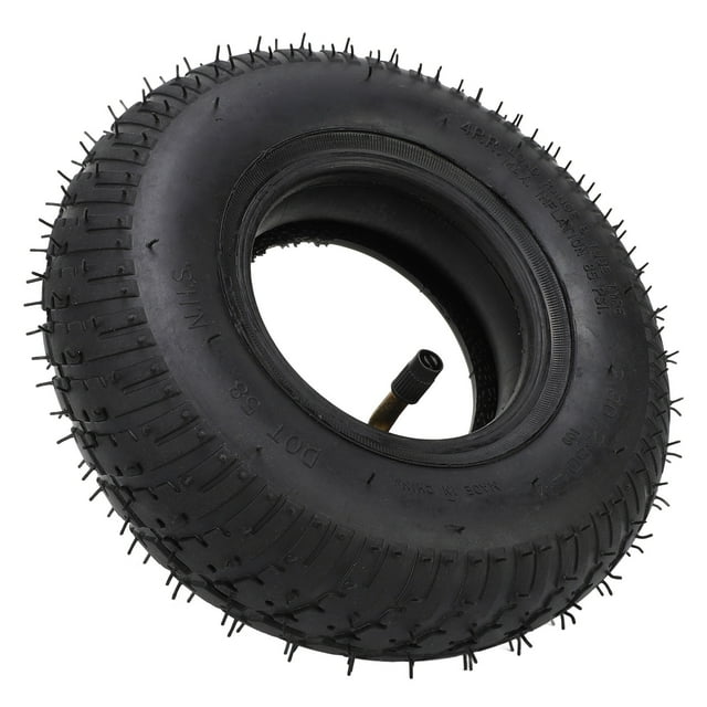 2.80/2.5-4 Neumós y Tubos, Neumós de Cortacésped de Cortacésped Tomo versátil Capacidad de Carga de 250 lb Con Vástago de Válvula Doblada para el Carrito