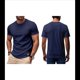 thumbnail image 2 of Camiseta de Viscosa de Bambú para Hombre, Ultra Suave, , Refrescante, Cuello Redondo, Informal, Básica Azul Marino L, 2 of 6