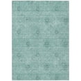 thumbnail image 2 of Addison Rugs Chantille Indoor/Outdoor Transitional Floral Teal Washable Rectangle Rug, 5' x 7'6", 2 of 6