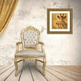 thumbnail image 3 of Pinto, Patricia 12x12 Gold Ornate Wood Framed with Double Matting Museum Art Print Titled - Safari Mother and Son I, 3 of 4
