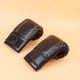 thumbnail image 4 of Guantes de boxeo de PU, manoplas de entrenamiento, protectores de manos para combate de taekwondo y kickboxing (negros), 4 of 5