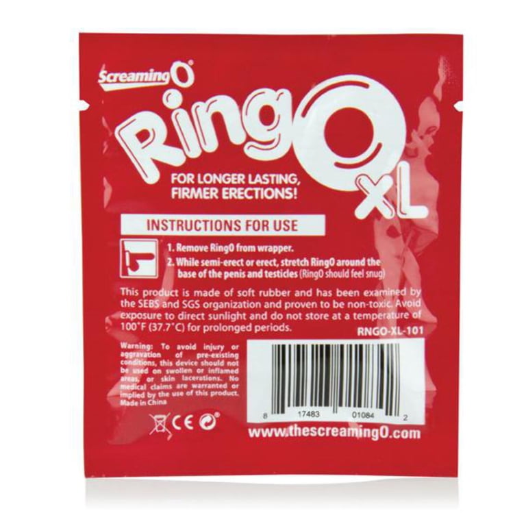Screaming O RingO XL Body-Safe Silicone Clear 1 Pack - Walmart.com