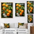 thumbnail image 4 of Designart "Bouquet with a Tangerine Tango II" Farmhouse Floater Framed Canvas Print, 4 of 7