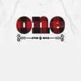thumbnail image 3 of Inktastic First Birthday Buffalo Plaid Lumberjack Baby Romper Coveralls, 3 of 4