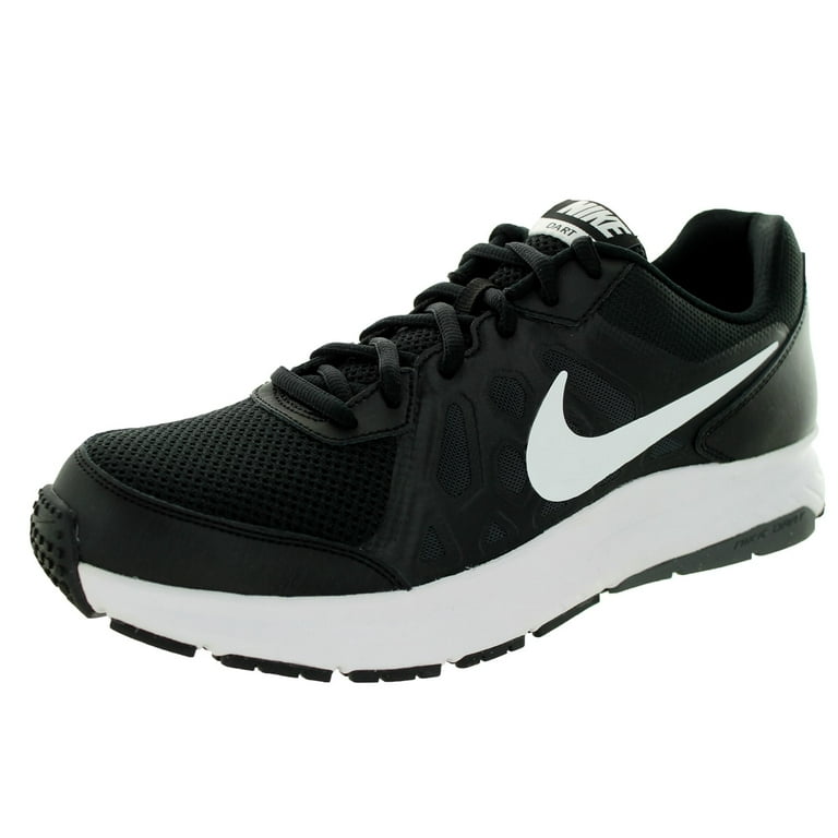 cráter mordedura pista Nike Men's Dart 11 Black/White/Dark Grey/White Running Shoe - Walmart.com