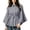 Gray, variant on Women's Stand Collar Cape Coat Elegant Belted Wool Blend Jacket Loose Fit Outerwear for Fall Winter (XL, Red)