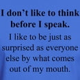 thumbnail image 3 of CafePress - Think Before I Speak T Shirt - Men's Classic Graphic Cotton T-Shirt, 3 of 4