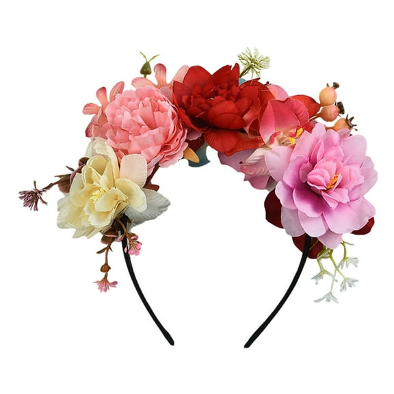 Bohemian Headband Floral Hair Accessories Forest Bride Bridesmaid