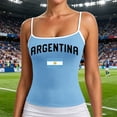 thumbnail image 5 of Rvusndi 2026 USA Tank Top Women USA Soccer Shirt Spaghetti Strap Tank Top 4th of July Sleeveless Patriotic Printed Summer Vest Tops Basic T Shirts for Beach Daily Wear, 5 of 6