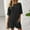 Dark Gray, variant on OVBMPZD Striped One Piece Jumpsuits for Women Dressy Short Short Sleeve Flowy Baggy Jumpsuits Casual Rompers for Women L
