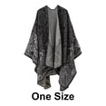 thumbnail image 2 of Jiibva Shawl Wraps for Women, Elegant Knitted Cape Open Front Poncho Scarf Blanket Cardigan Coat for Spring Autumn Winter, 2 of 7